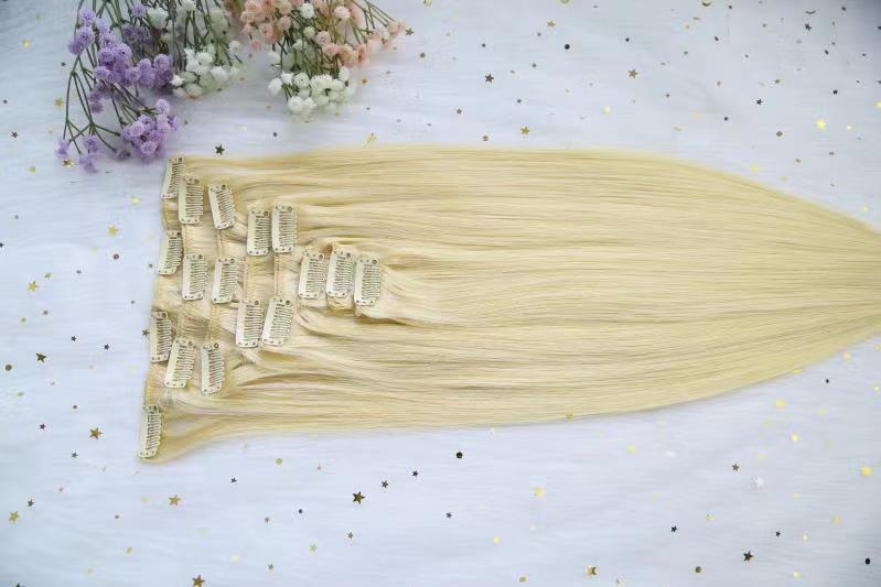 【clip ins】  virgin  hair | anro hair double drawn hair extension Russian hair