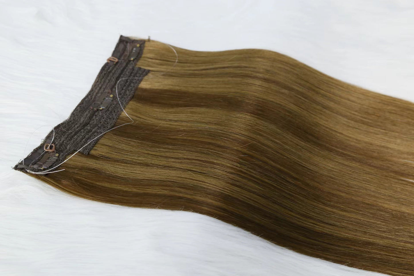【halo hair extension】 virgin hair |  anro hair double drawn hair extension